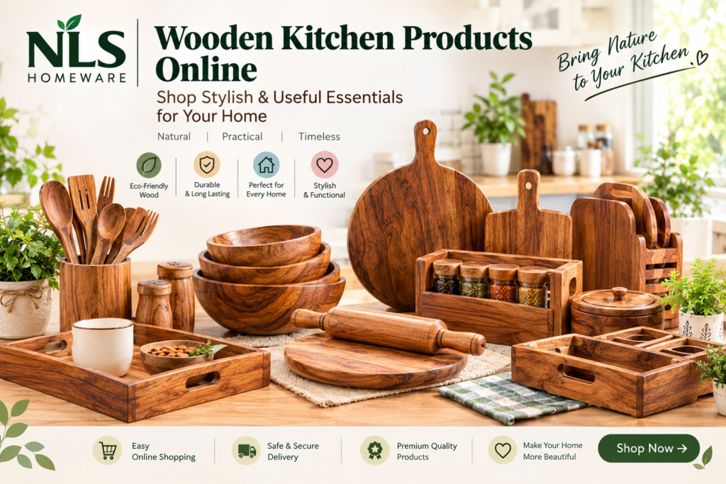 Natural Wooden Kitchen Essentials