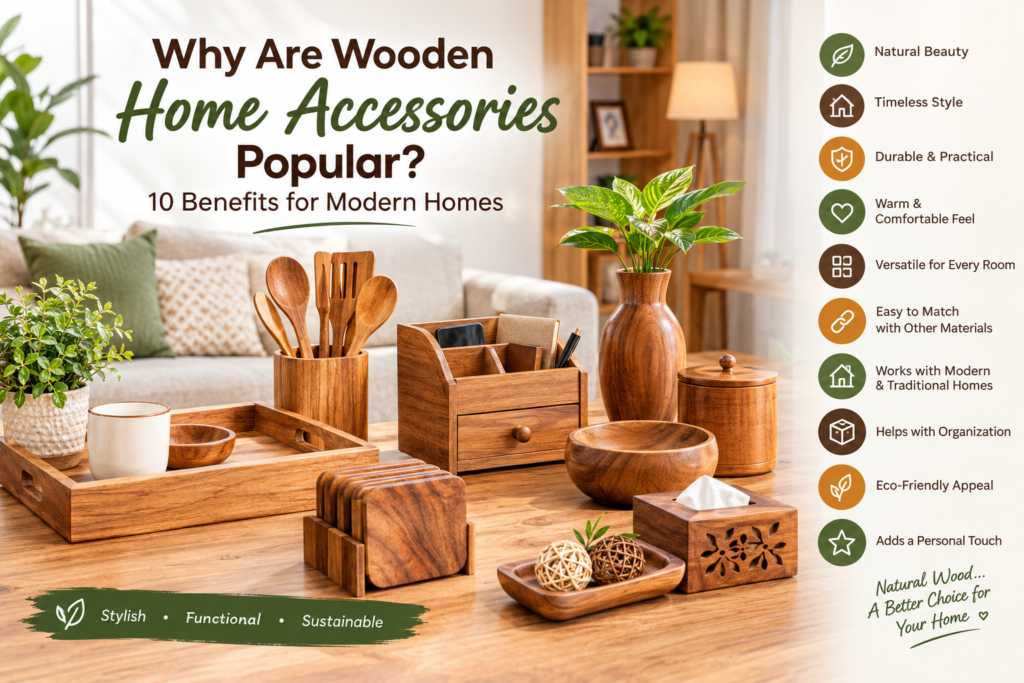 Why Are Wooden Home Accessories Popular