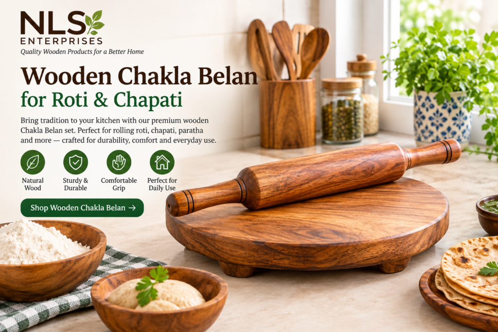 Wooden Chakla Belan Kitchen Collection
