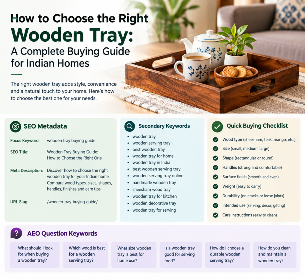 How to Choose the Right Wooden Tray